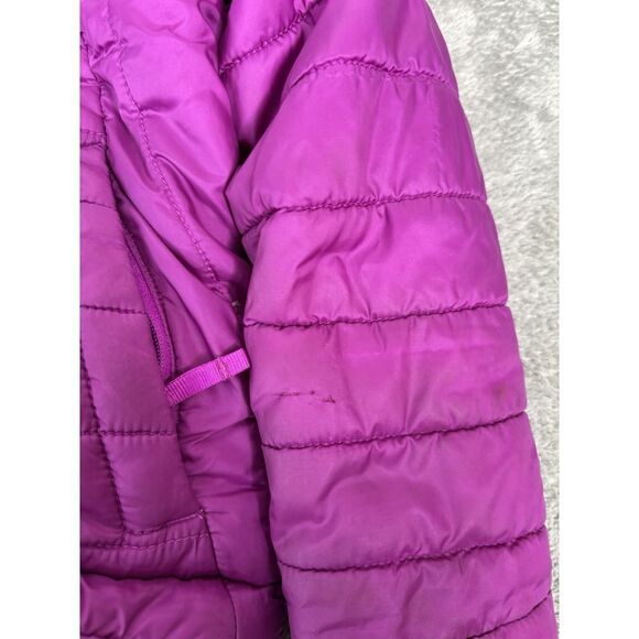 The North Face Reversible Fleeced Flower Patch Quilted Jacket Girls Size XXS - Picture 4 of 15